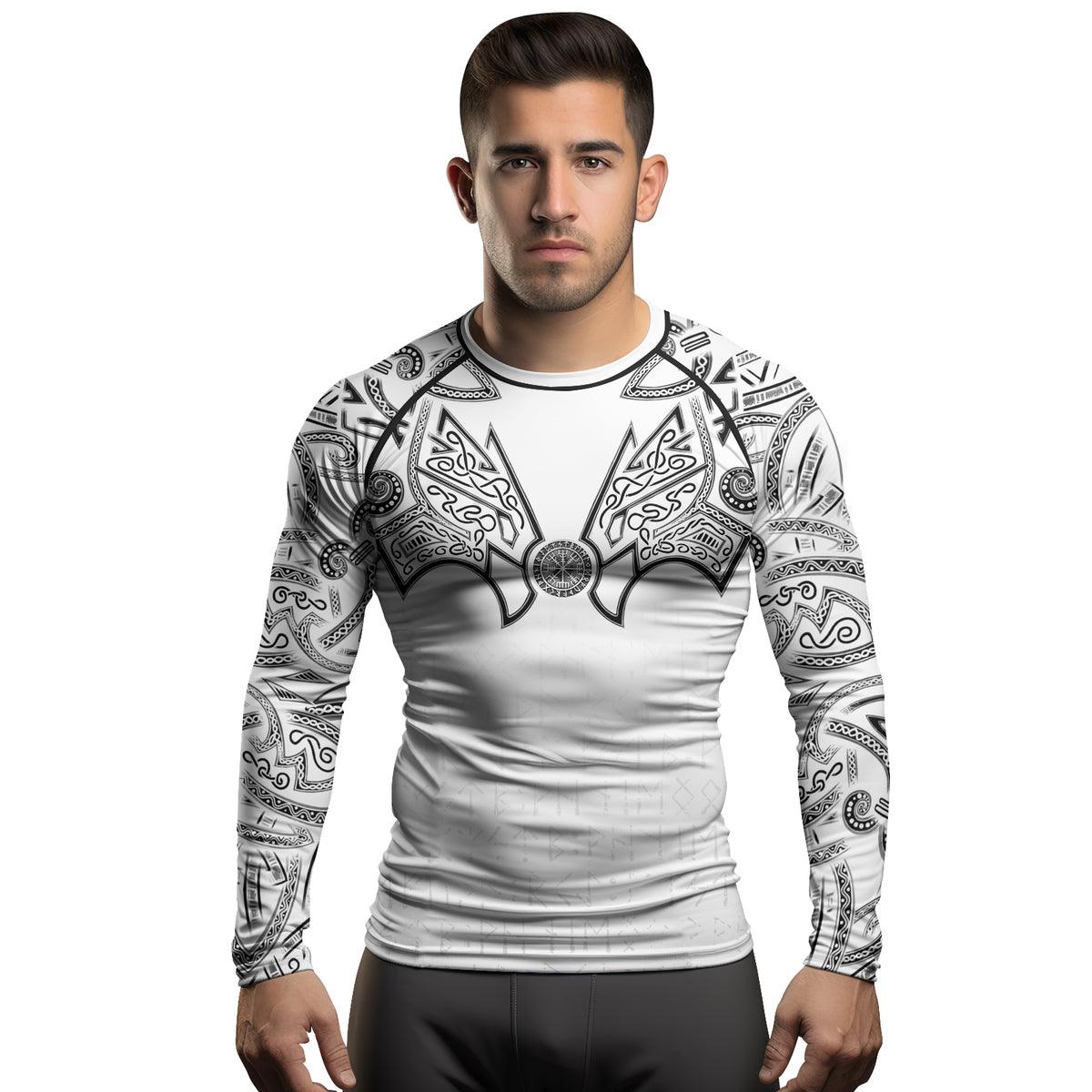 Rashninja Thor's Hammer Ranked Men's Long Sleeve Rash Guard
