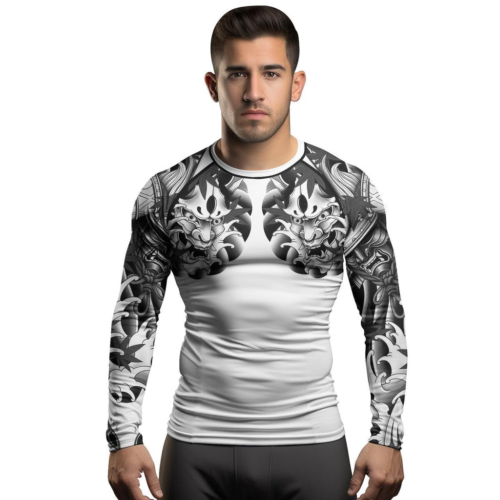 Rashninja Oni Shadows Men's Long Sleeve Rash Guard