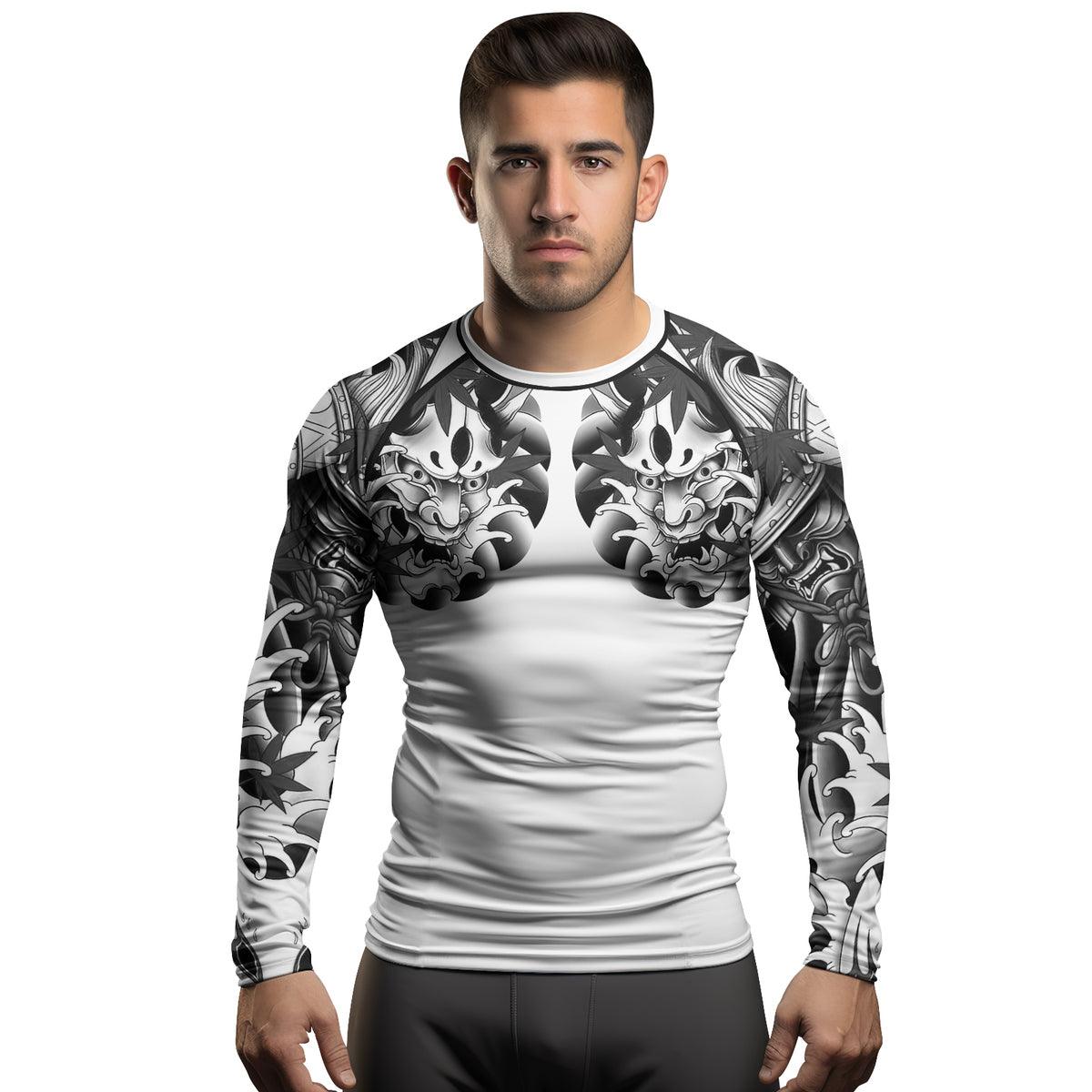 Rashninja Oni Shadows Men's Long Sleeve Rash Guard