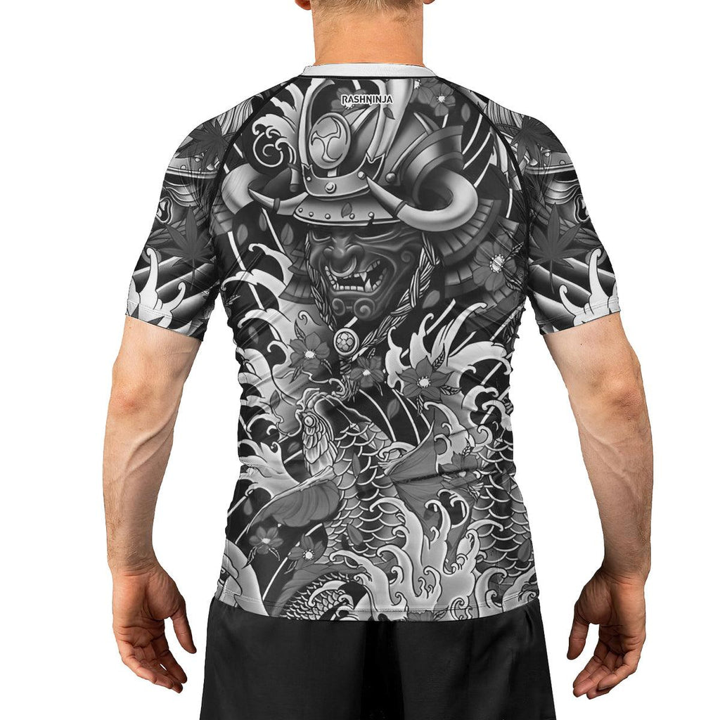 Rashninja Oni Shadows Men's Short Sleeve Rash Guard