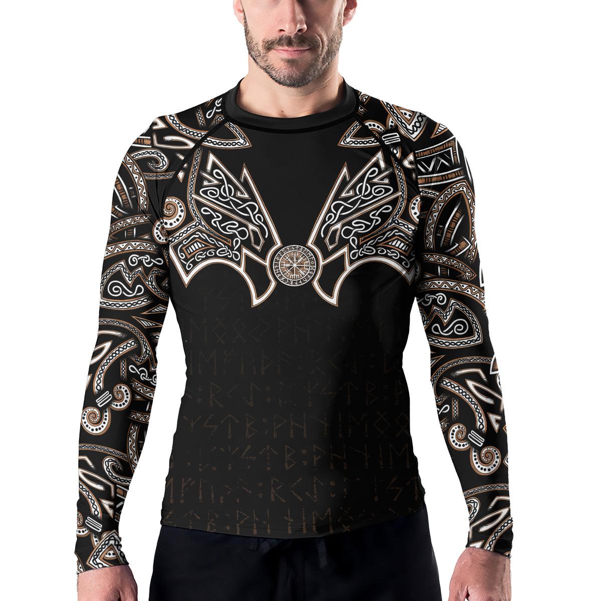 Rashninja Thor's Hammer Ranked Men's Long Sleeve Rash Guard