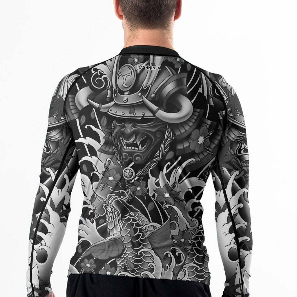 Rashninja Oni Shadows Men's Long Sleeve Rash Guard