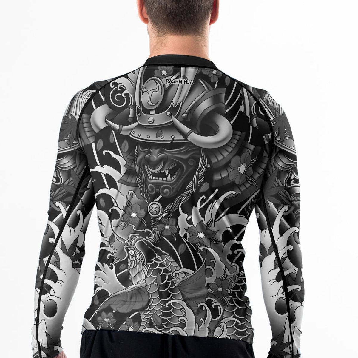 Rashninja Oni Shadows Men's Long Sleeve Rash Guard