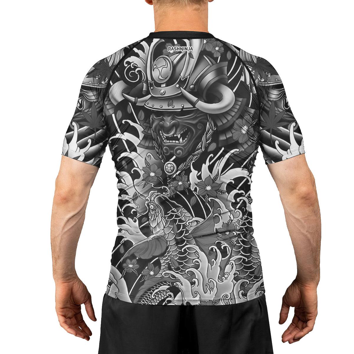 Rashninja Oni Shadows Men's Short Sleeve Rash Guard
