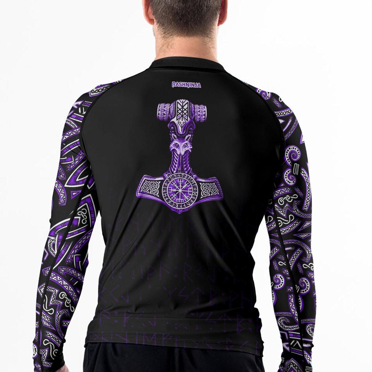 Rashninja Thor's Hammer Ranked Men's Long Sleeve Rash Guard
