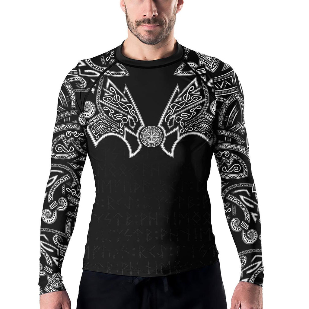 Rashninja Thor's Hammer Ranked Men's Long Sleeve Rash Guard