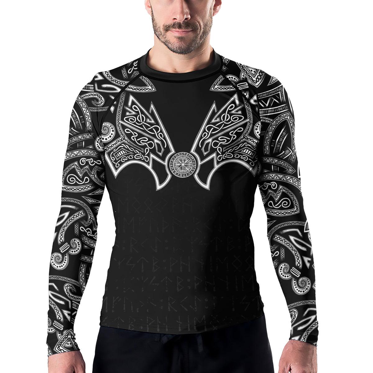 Rashninja Thor's Hammer Ranked Men's Long Sleeve Rash Guard