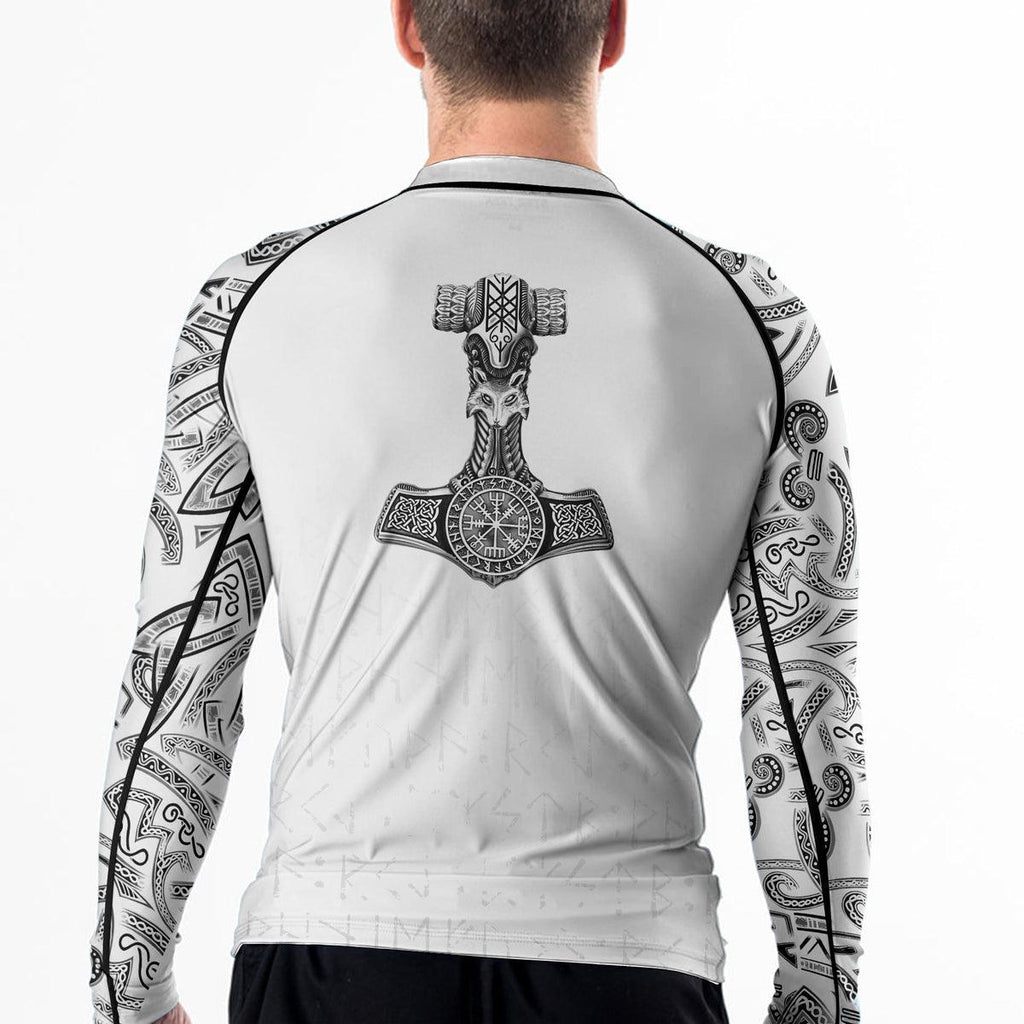 Rashninja Thor's Hammer Ranked Men's Long Sleeve Rash Guard