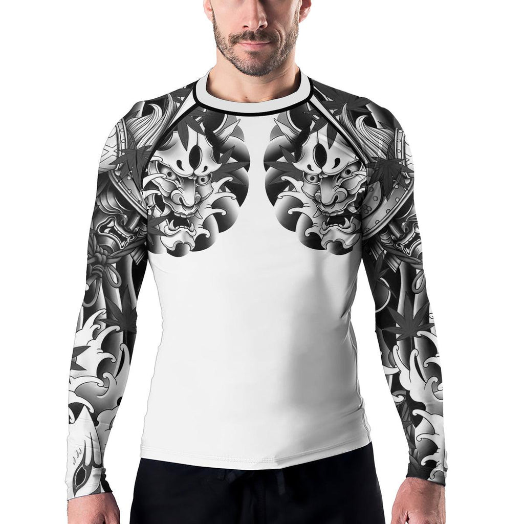 Rashninja Oni Shadows Men's Long Sleeve Rash Guard