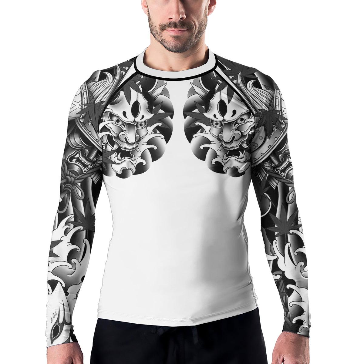 Rashninja Oni Shadows Men's Long Sleeve Rash Guard