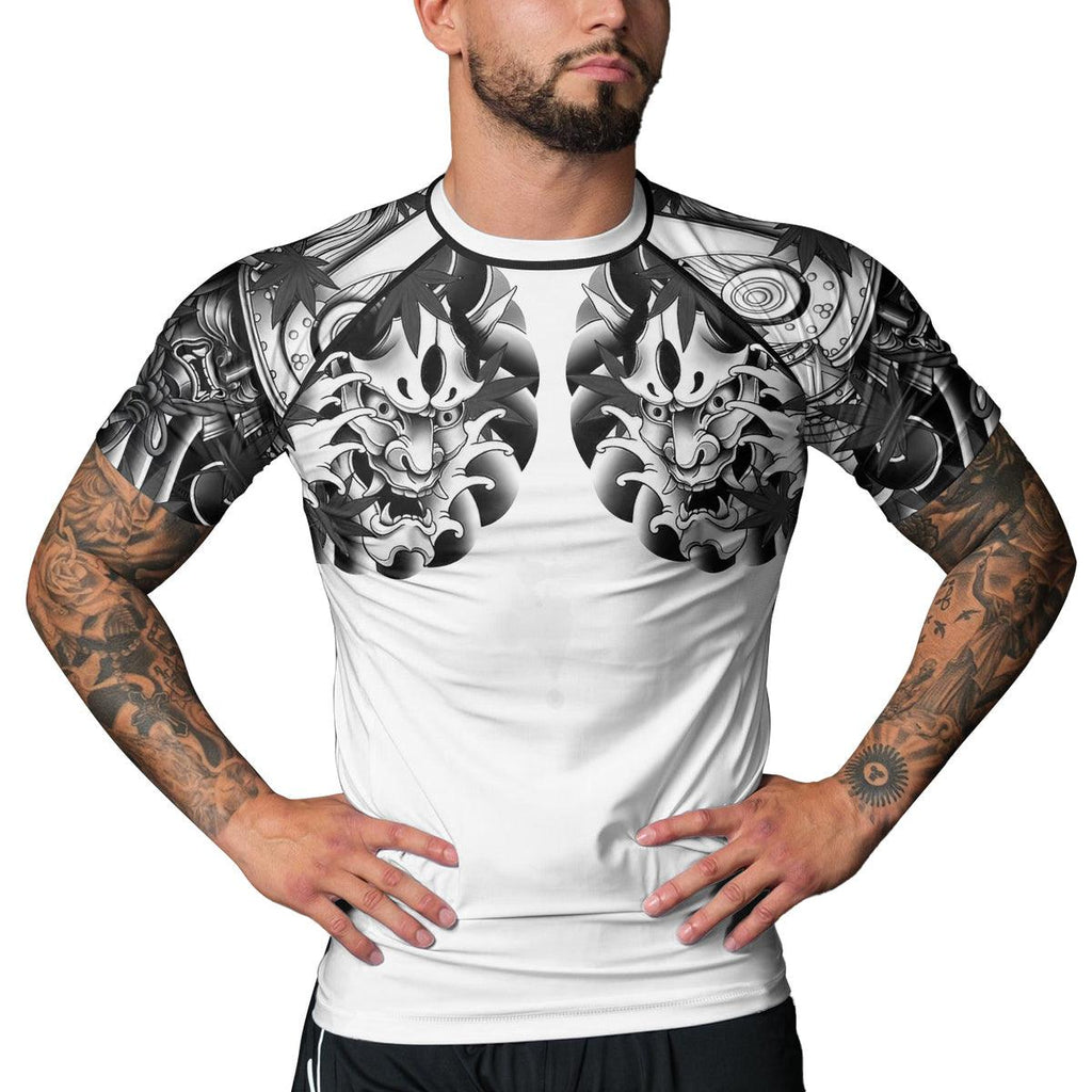 Rashninja Oni Shadows Men's Short Sleeve Rash Guard