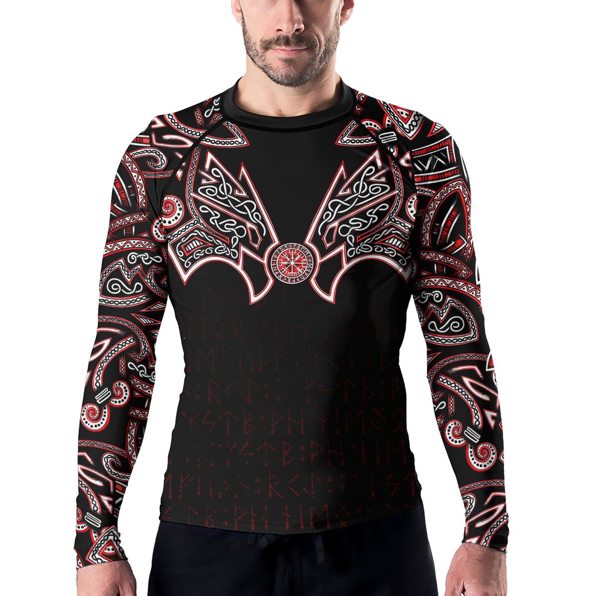 Rashninja Thor's Hammer Ranked Men's Long Sleeve Rash Guard