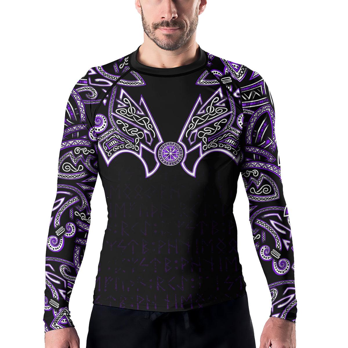 Rashninja Thor's Hammer Ranked Men's Long Sleeve Rash Guard
