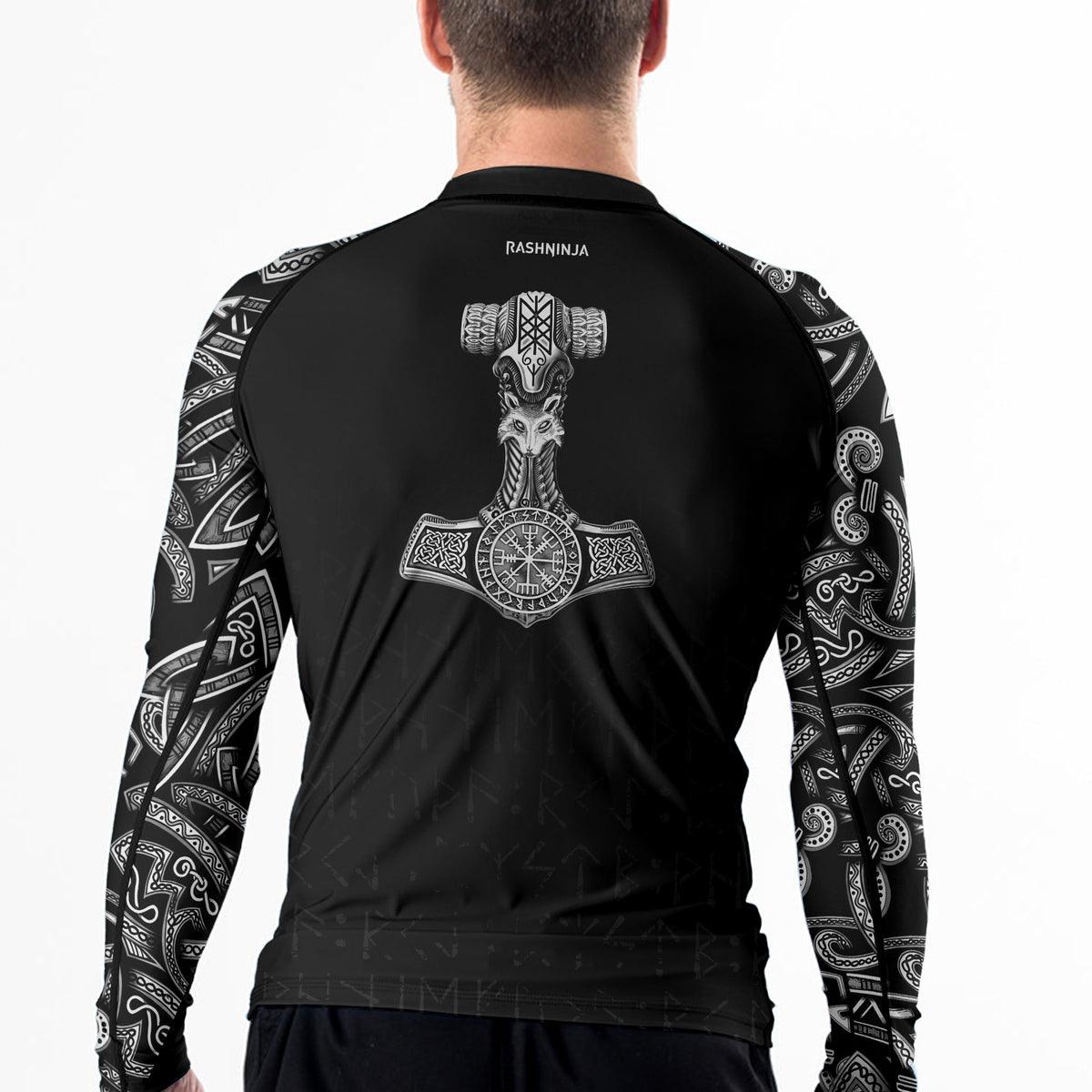 Rashninja Thor's Hammer Ranked Men's Long Sleeve Rash Guard
