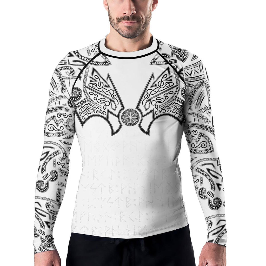 Rashninja Thor's Hammer Ranked Men's Long Sleeve Rash Guard