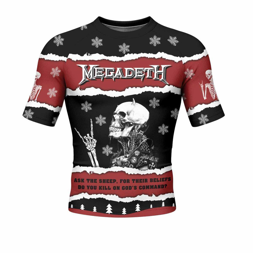 Megadeth Christmas Rash Guard
