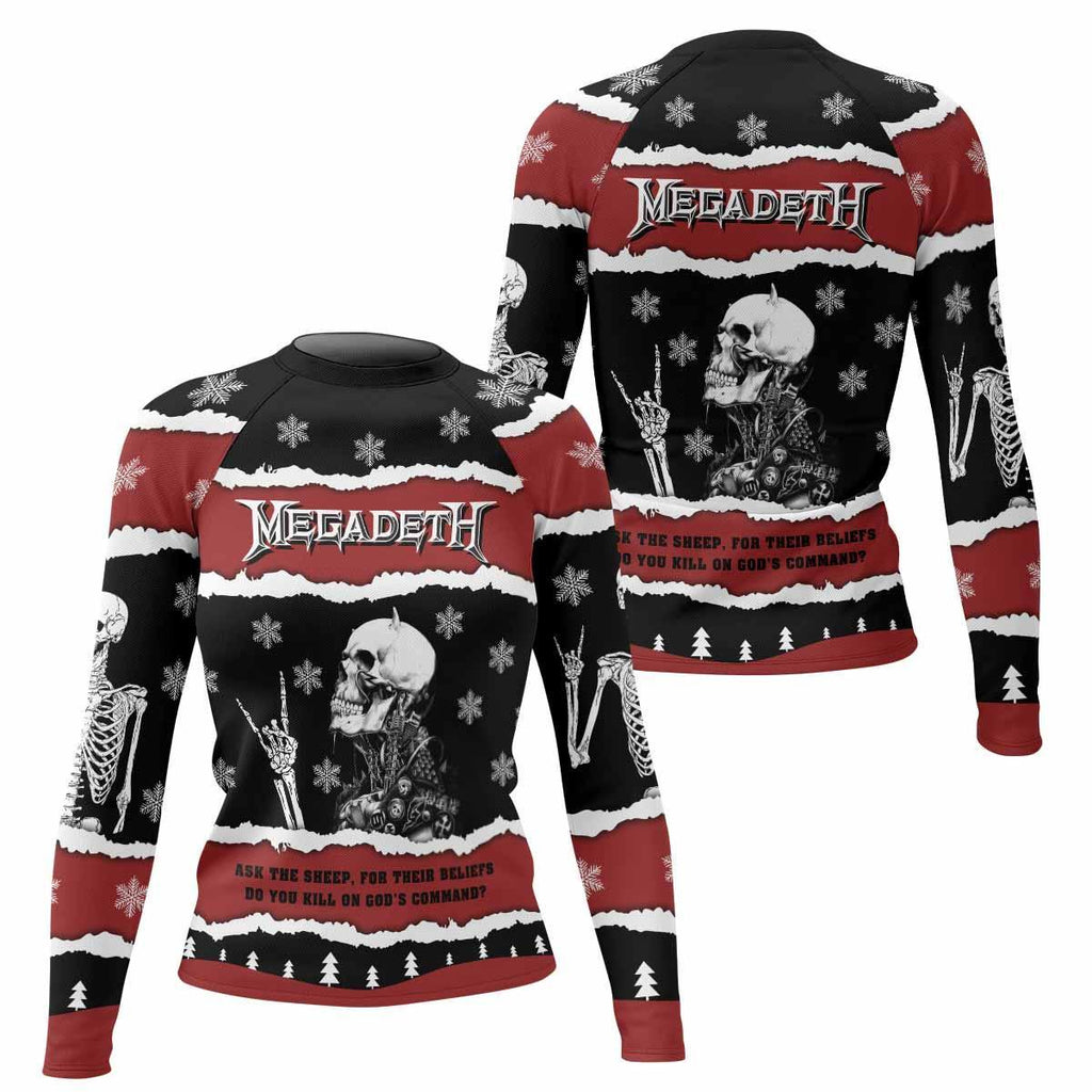 Megadeth Christmas Rash Guard