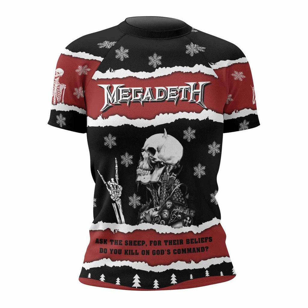 Megadeth Christmas Rash Guard