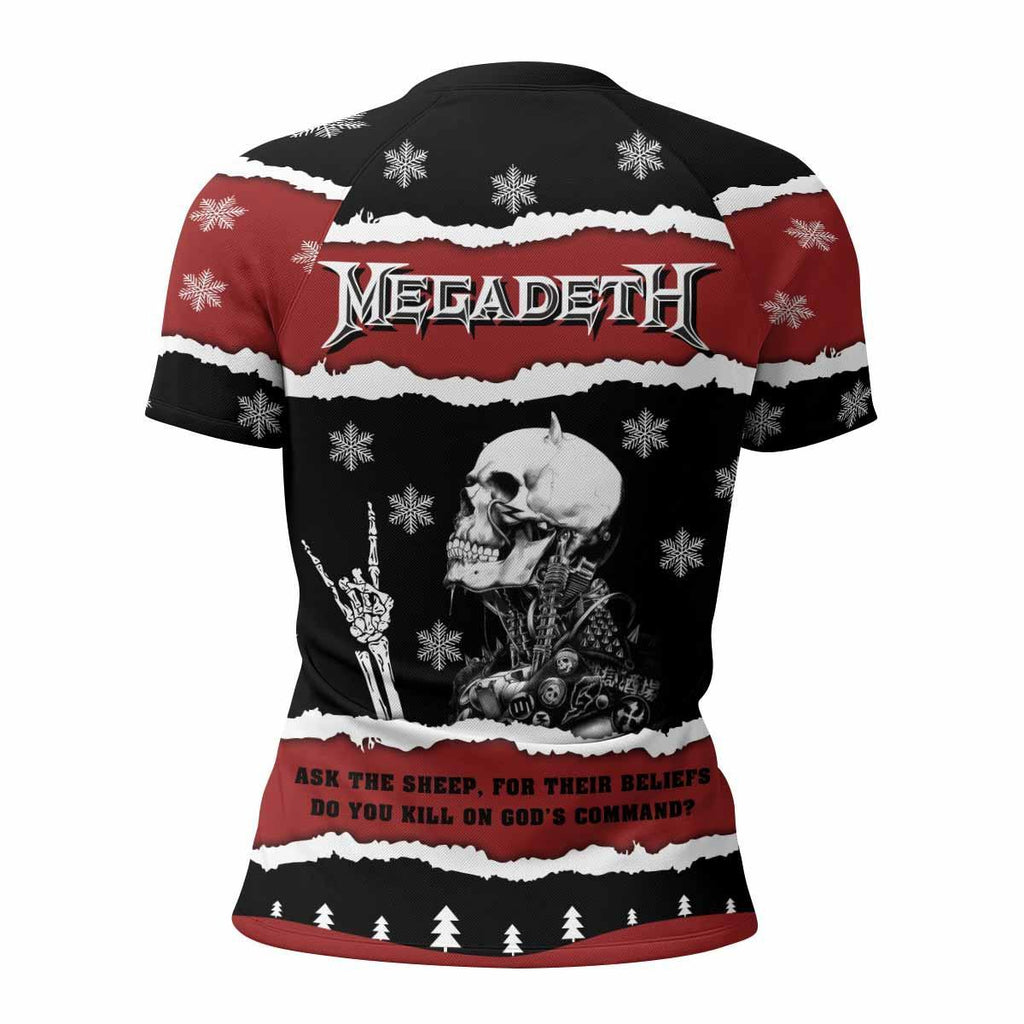 Megadeth Christmas Rash Guard