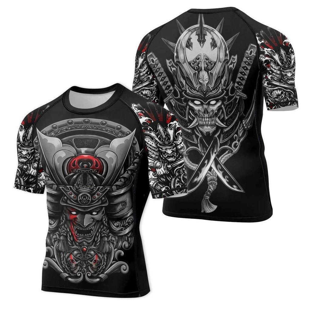 Samurai & Daisho Men's Short Sleeve Rash Guard