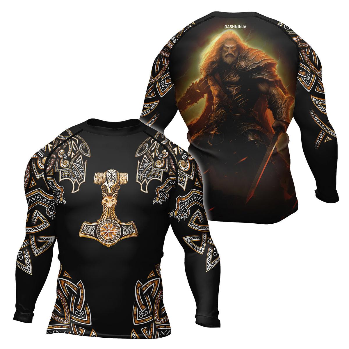 Rashninja Thunder God Men's Long Sleeve Rash Guard
