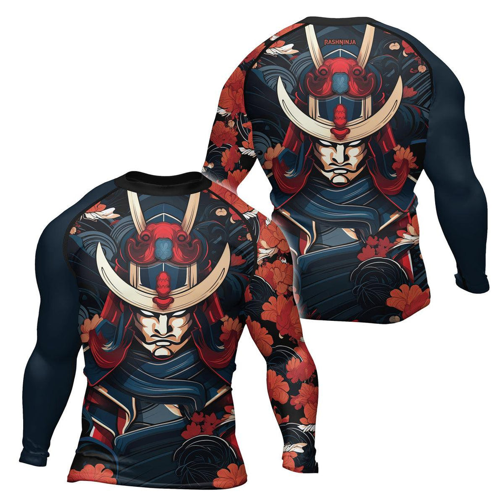 Rashninja Blade of Honor Samurai Men's Long Sleeve Rash Guard
