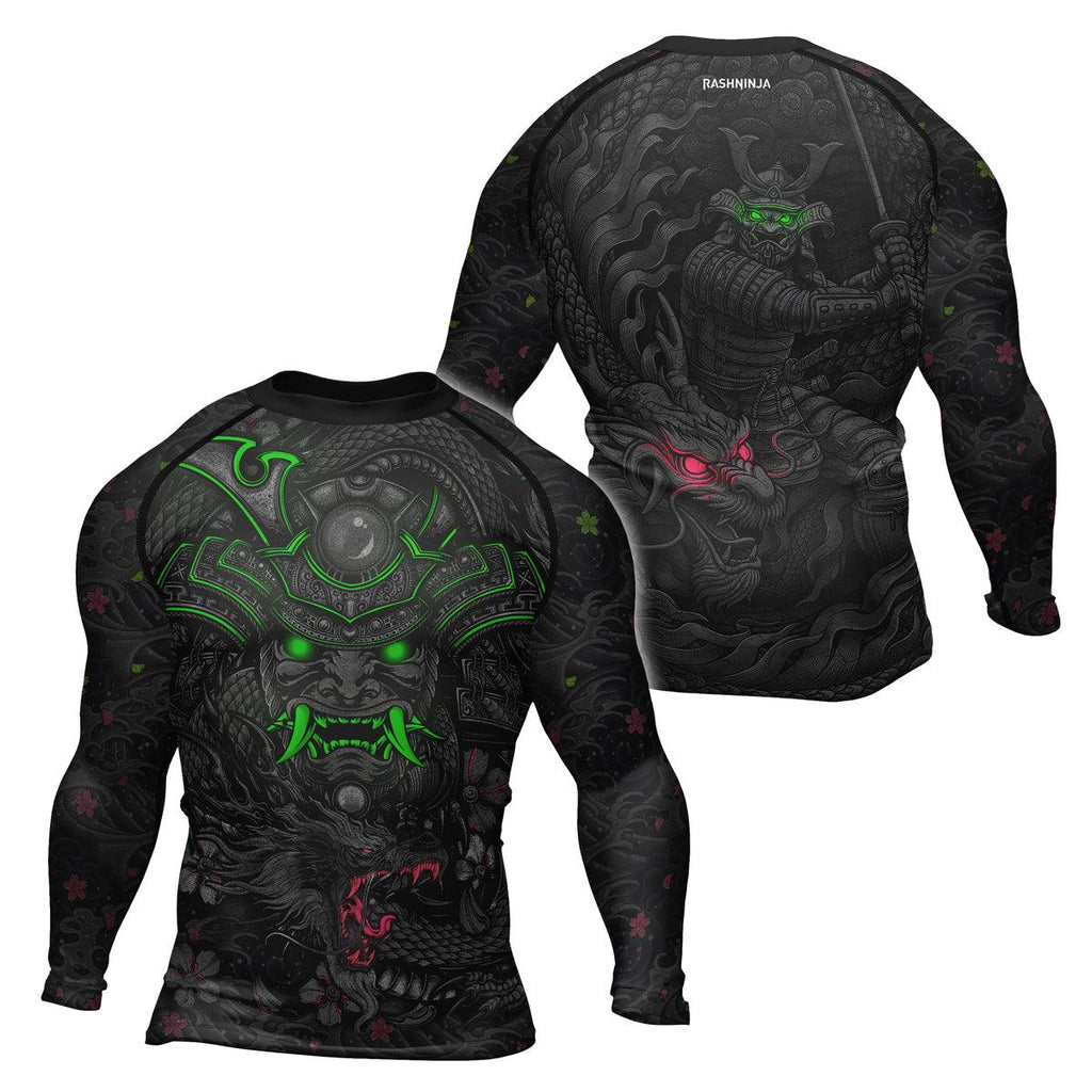 Rashninja Samurai Oni Fusion Men's Long Sleeve Rash Guard