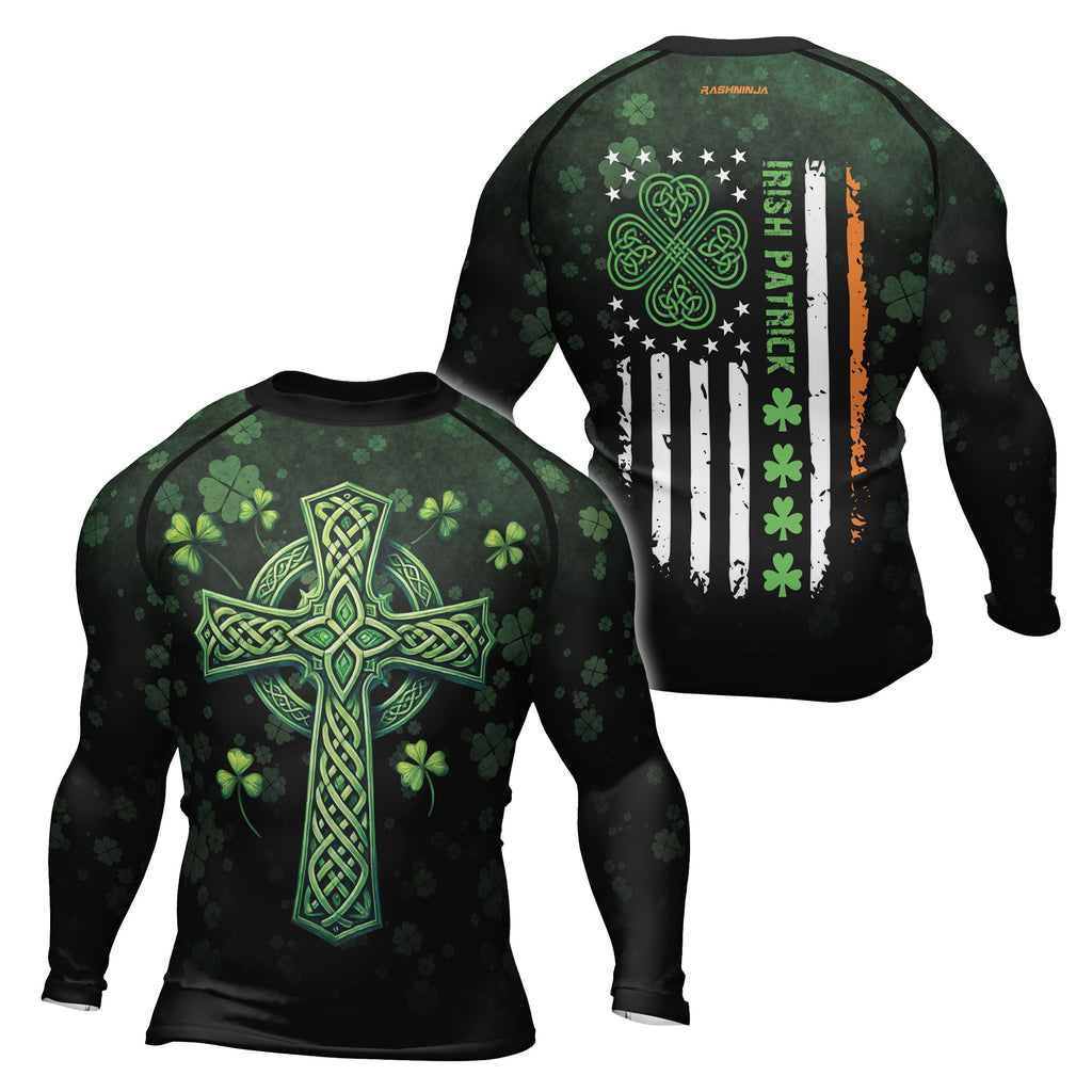 Rashninja Irish Patrick Men's Long Sleeve Rash Guard