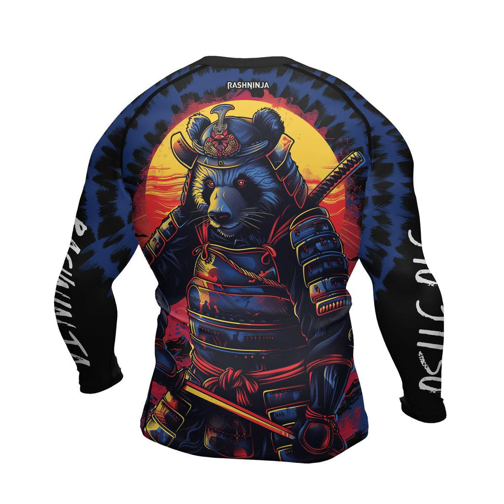 Rashninja Panda Samurai Essence Men's Long Sleeve Rash Guard