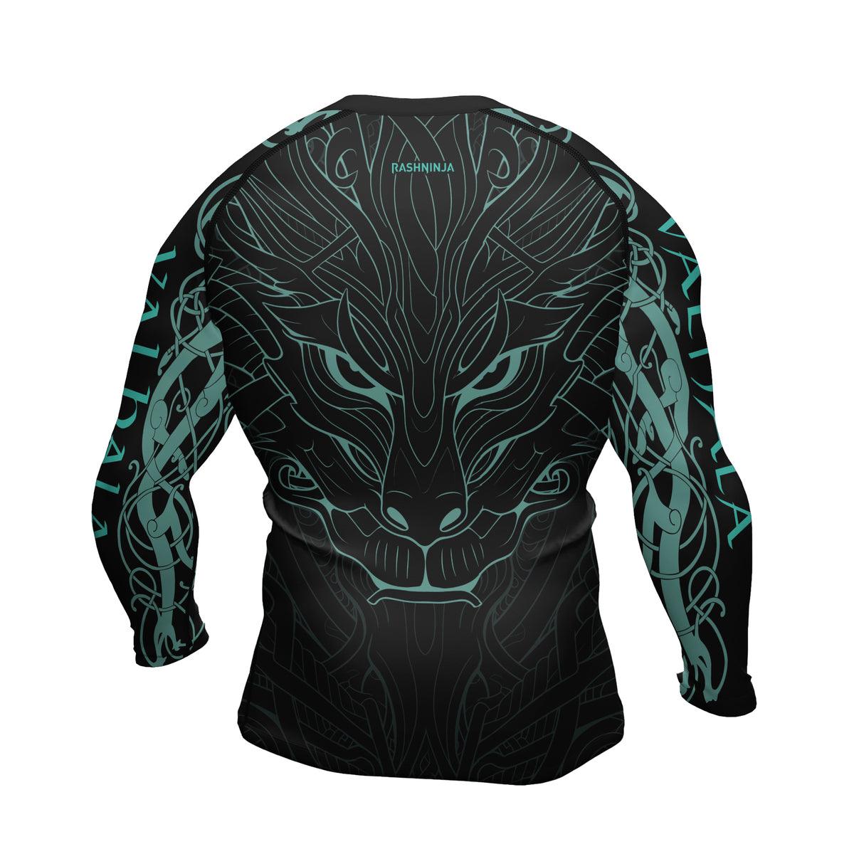 Rashninja Nordic Dragon Guardian Men's Long Sleeve Rash Guard