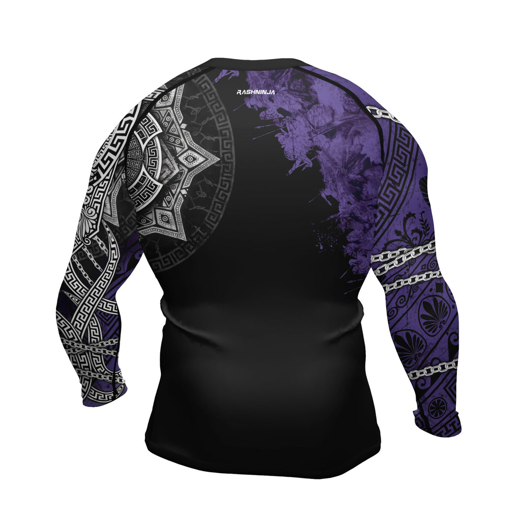 Rashninja Spartan Legacy Ranked Men's Long Sleeve Rash Guard