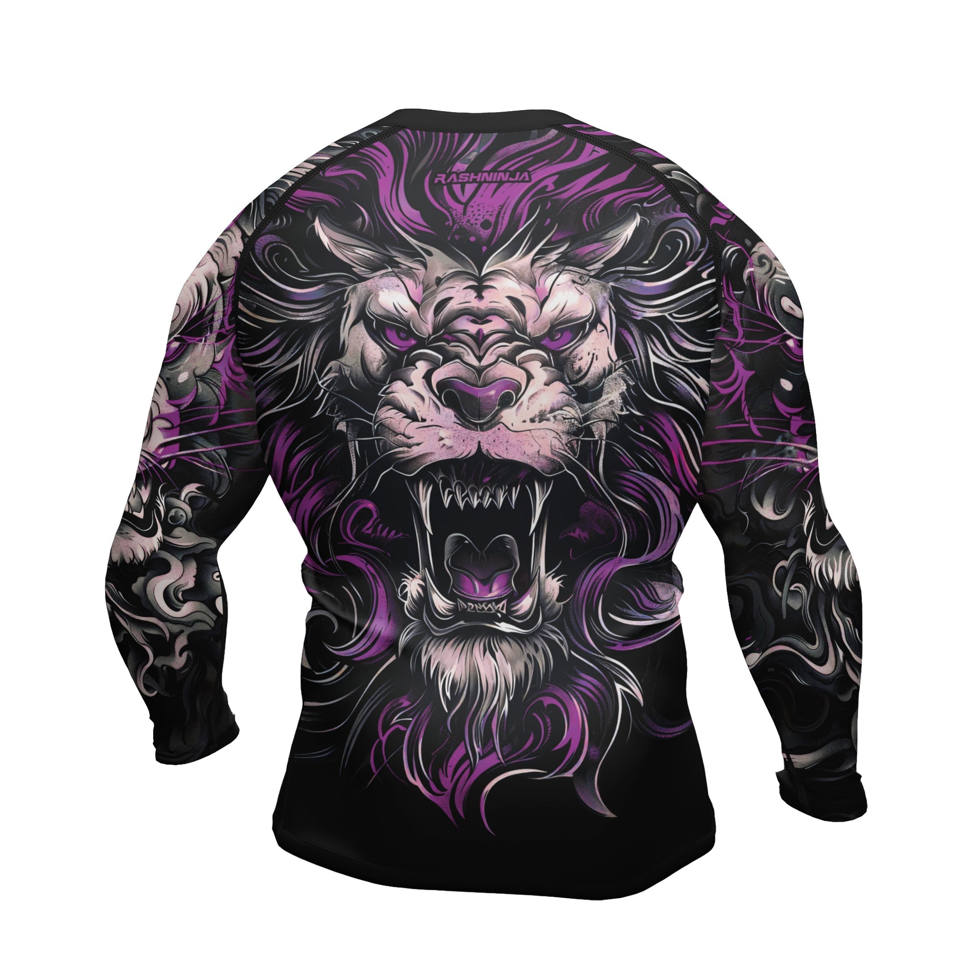 Rashninja Luminous Lion Men's Long Sleeve Rash Guard