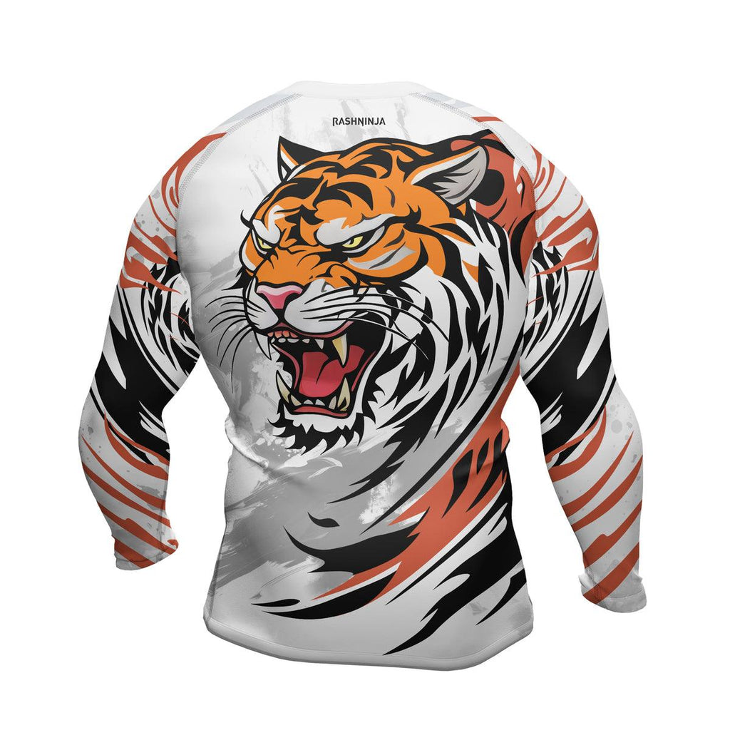 Rashninja Tiger's Power Men's Long Sleeve Rash Guard