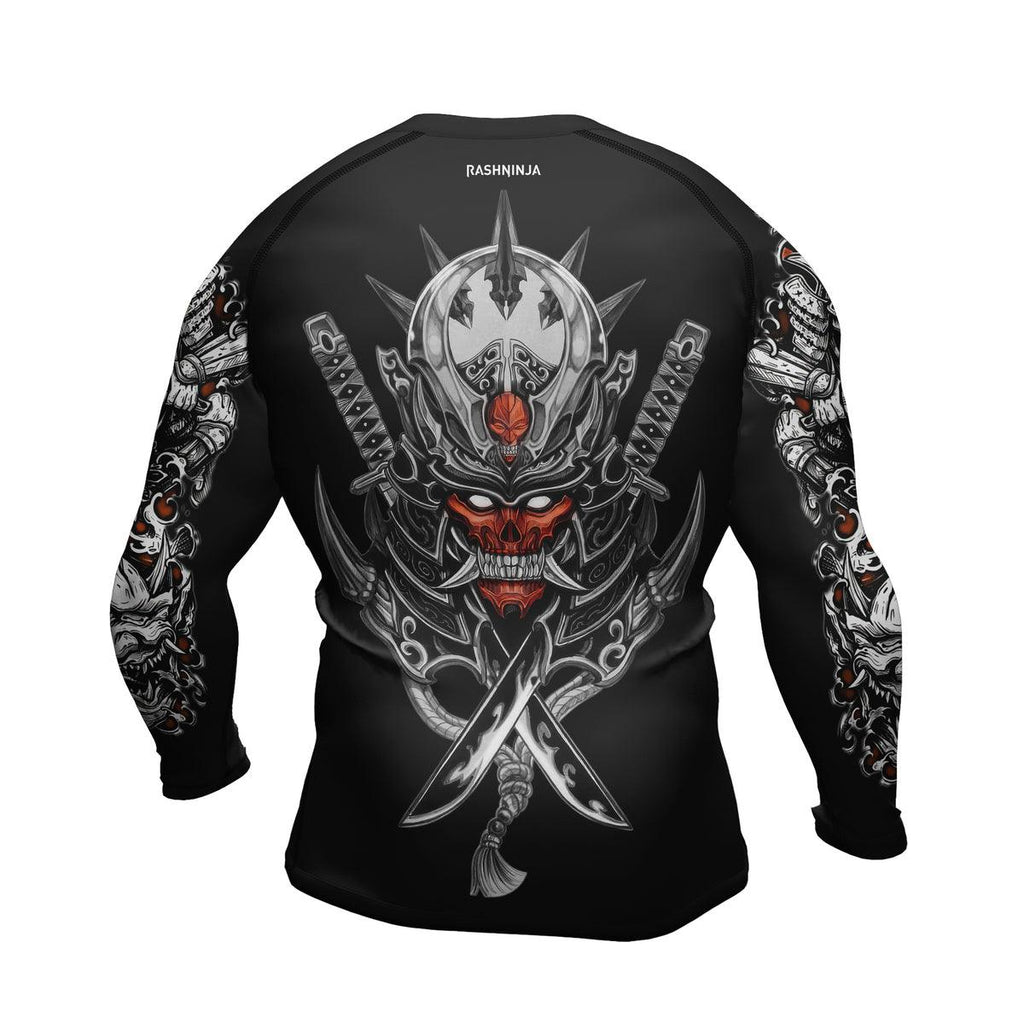 Rashninja Ghost Samurai Men's Long Sleeve Rash Guard