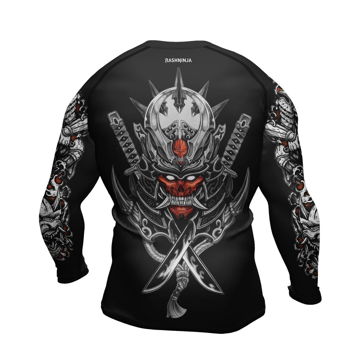 Rashninja Ghost Samurai Men's Long Sleeve Rash Guard