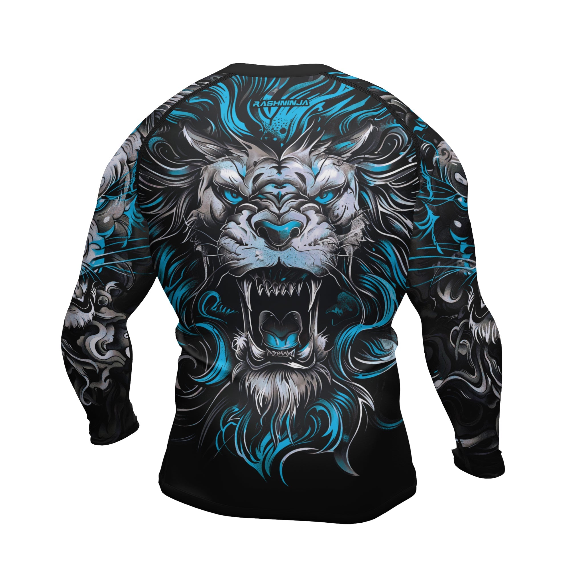 Rashninja Luminous Lion Men's Long Sleeve Rash Guard