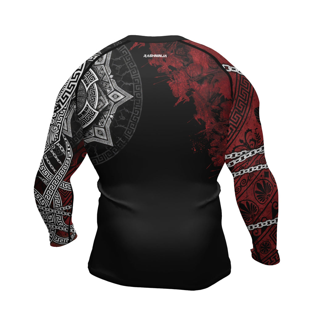 Rashninja Spartan Legacy Ranked Men's Long Sleeve Rash Guard