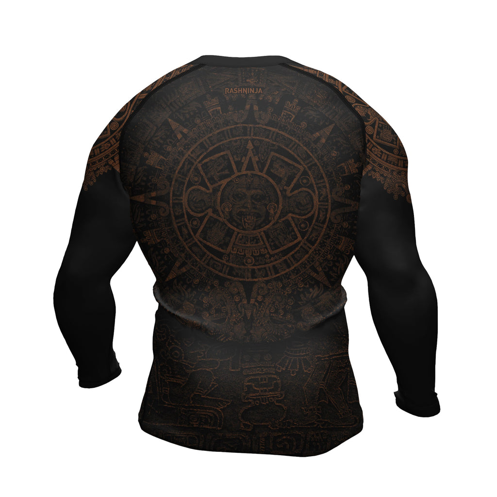 Rashninja Aztec Headman Men's Long Sleeve Rash Guard