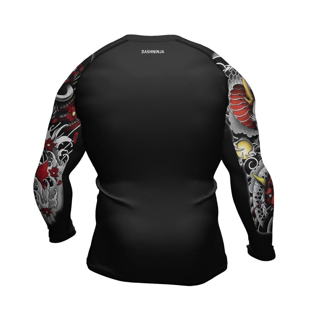 Rashninja Samurai Oni Men's Long Sleeve Rash Guard