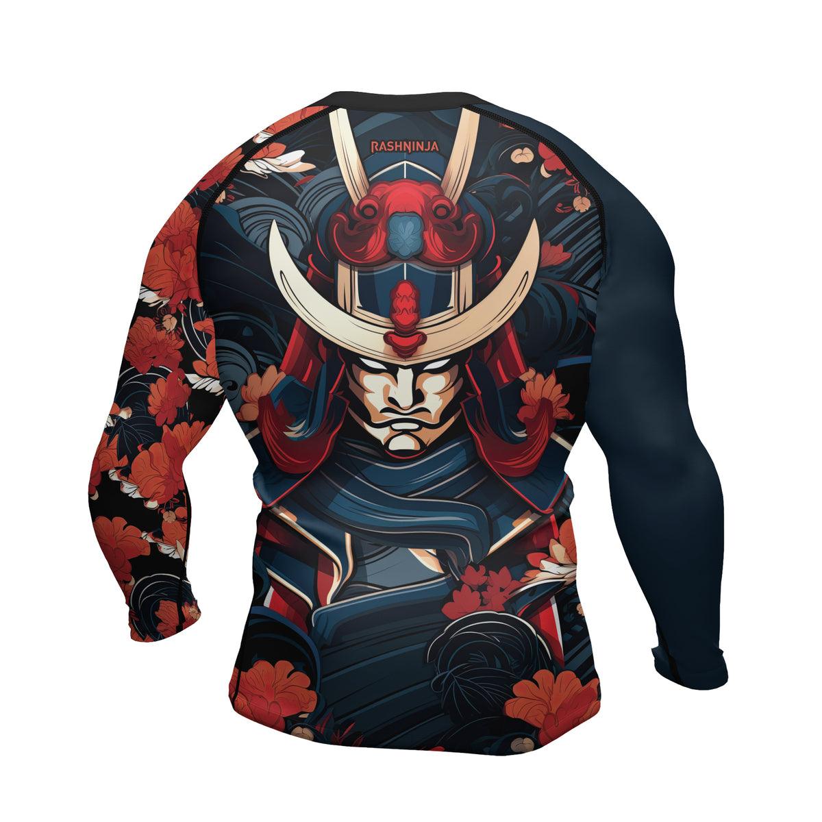 Rashninja Blade of Honor Samurai Men's Long Sleeve Rash Guard