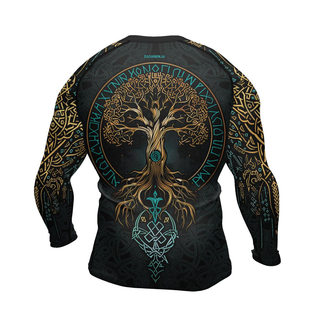 Rashninja Yggdrasil's Embrace Men's Long Sleeve Rash Guard
