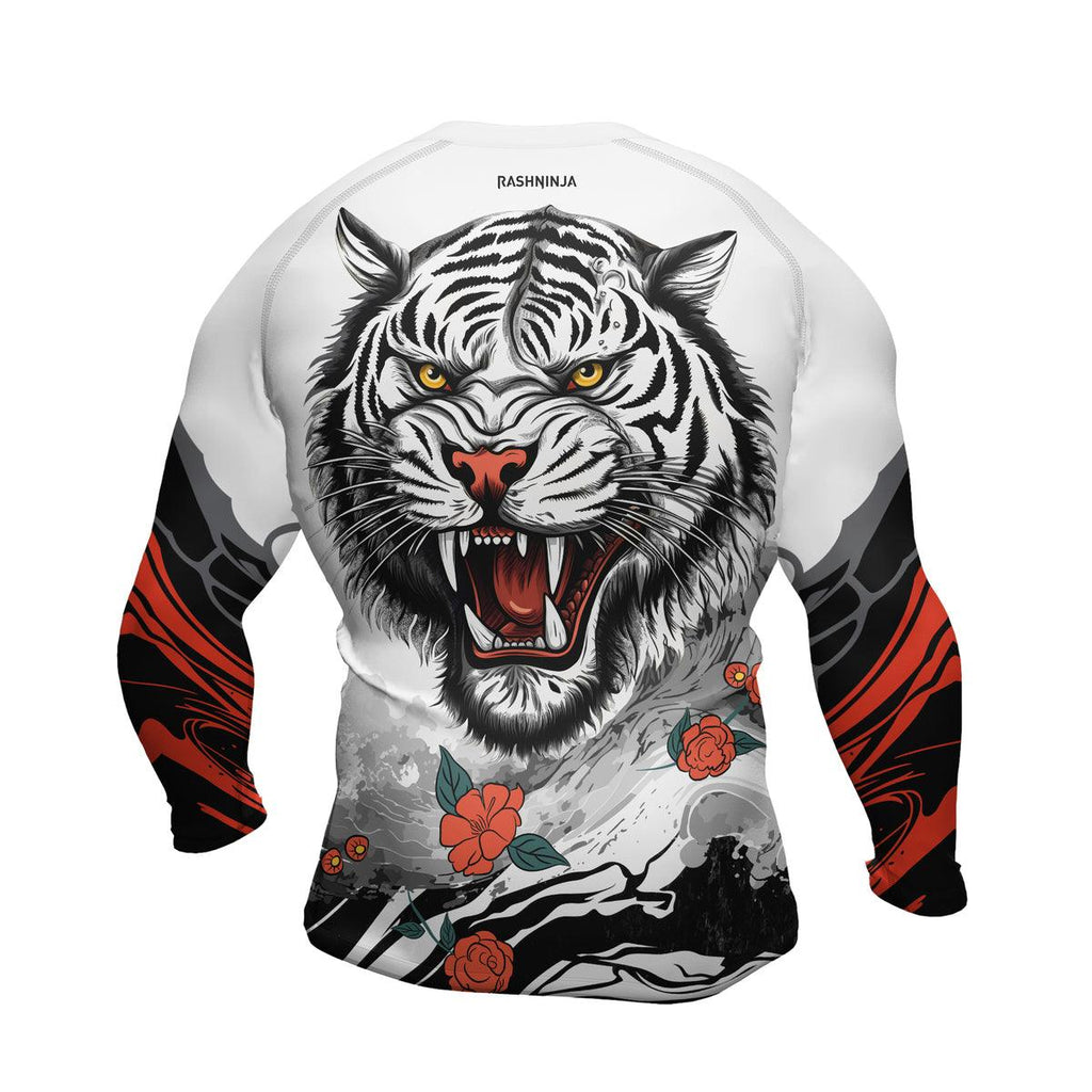 Rashninja Wild Tiger Men's Long Sleeve Rash Guard