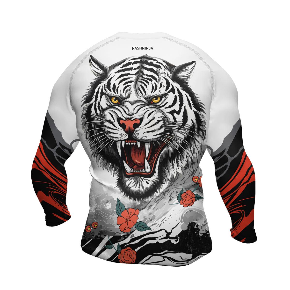 Rashninja Wild Tiger Men's Long Sleeve Rash Guard