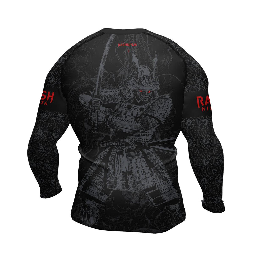 Rashninja Samurai Warrior Spirit Men's Long Sleeve Rash Guard