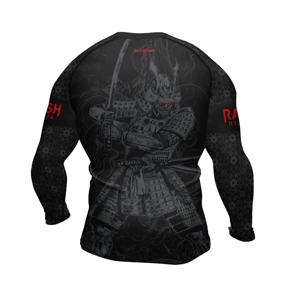 Rashninja Samurai Warrior Spirit Men's Long Sleeve Rash Guard