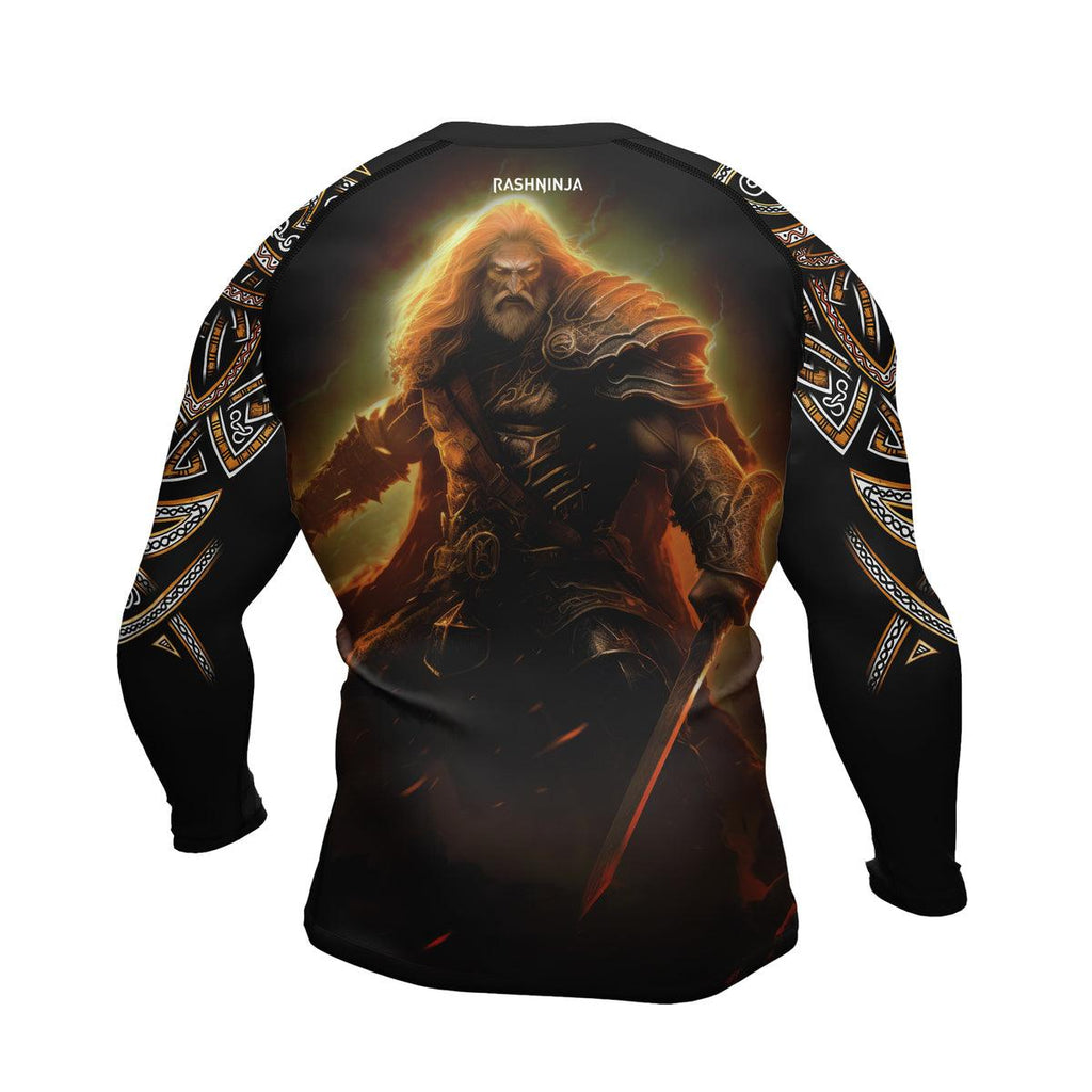 Rashninja Thunder God Men's Long Sleeve Rash Guard