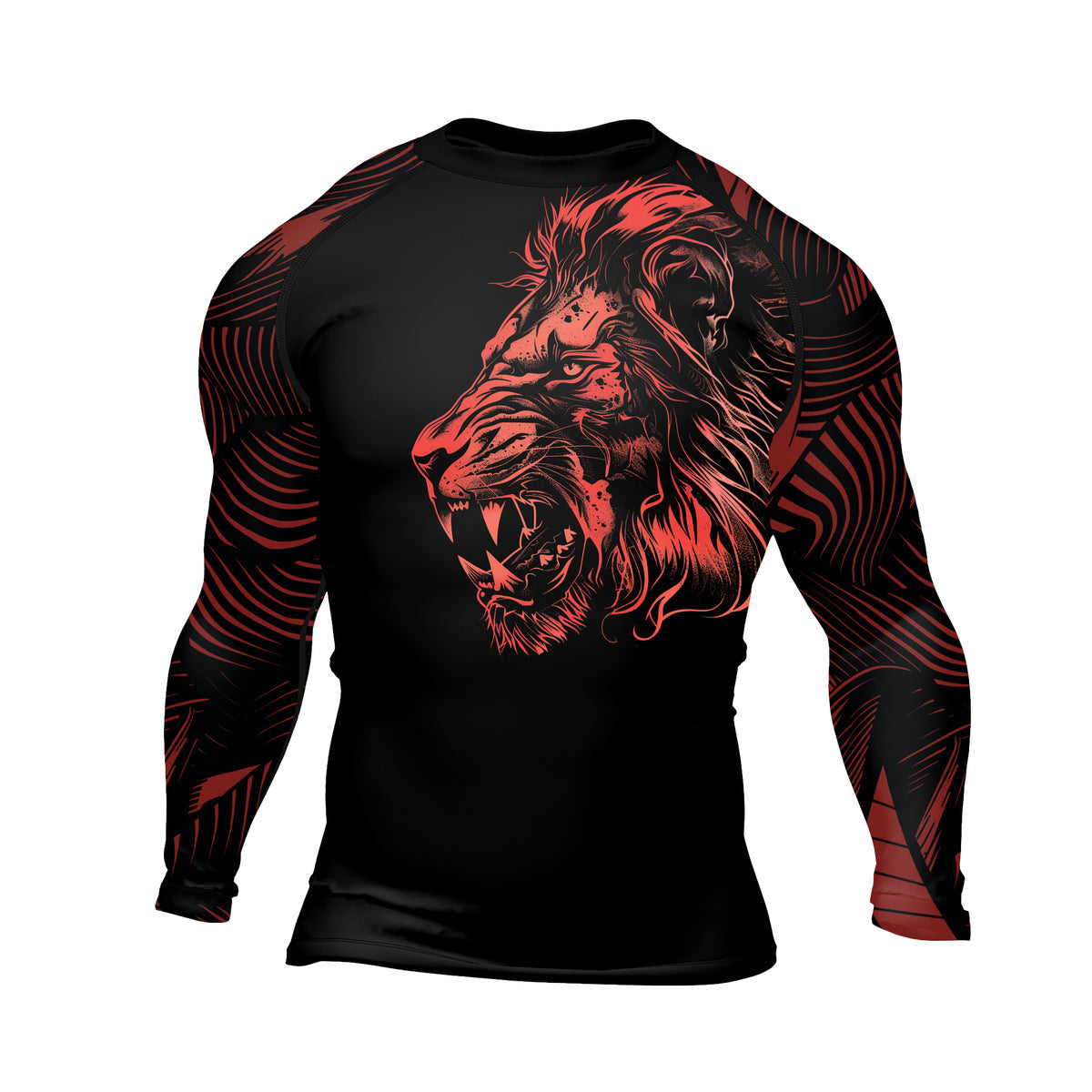 Rashninja Lion King Men's Long Sleeve Rash Guard