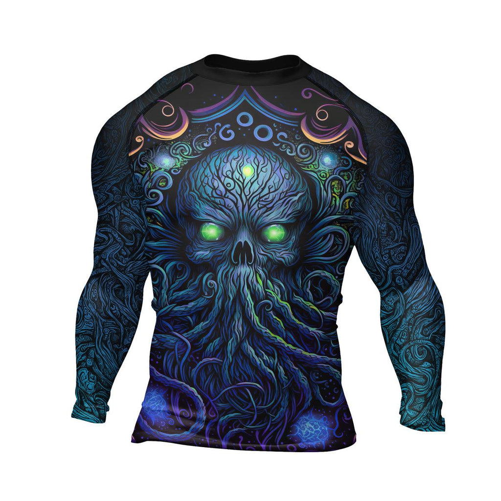 Rashninja Cthulhu Mythos Men's Long Sleeve Rash Guard