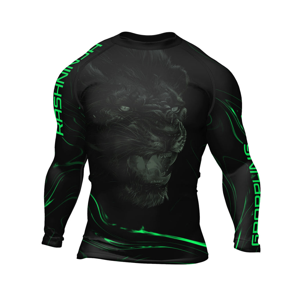 Rashninja Lion's Power Men's Long Sleeve Rash Guard