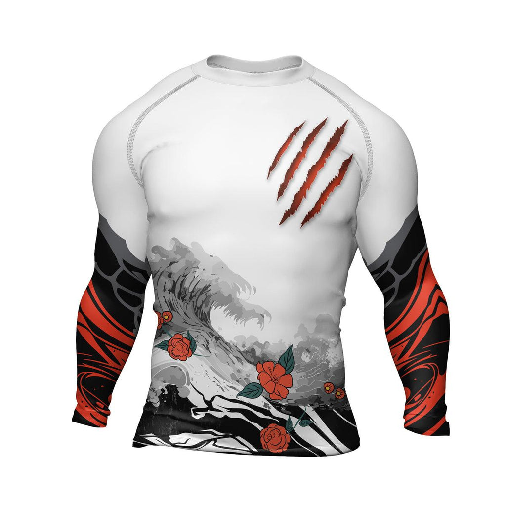 Rashninja Wild Tiger Men's Long Sleeve Rash Guard